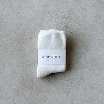Cloud Socks / White