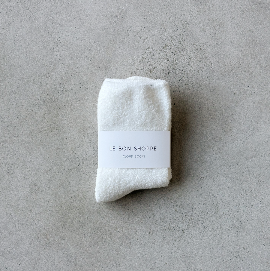 Cloud Socks / White