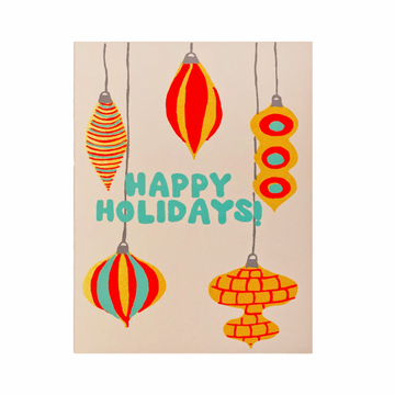 Holiday Ornaments Greeting Card