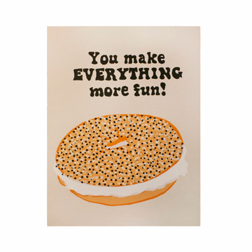 Everything Bagel Greeting Card