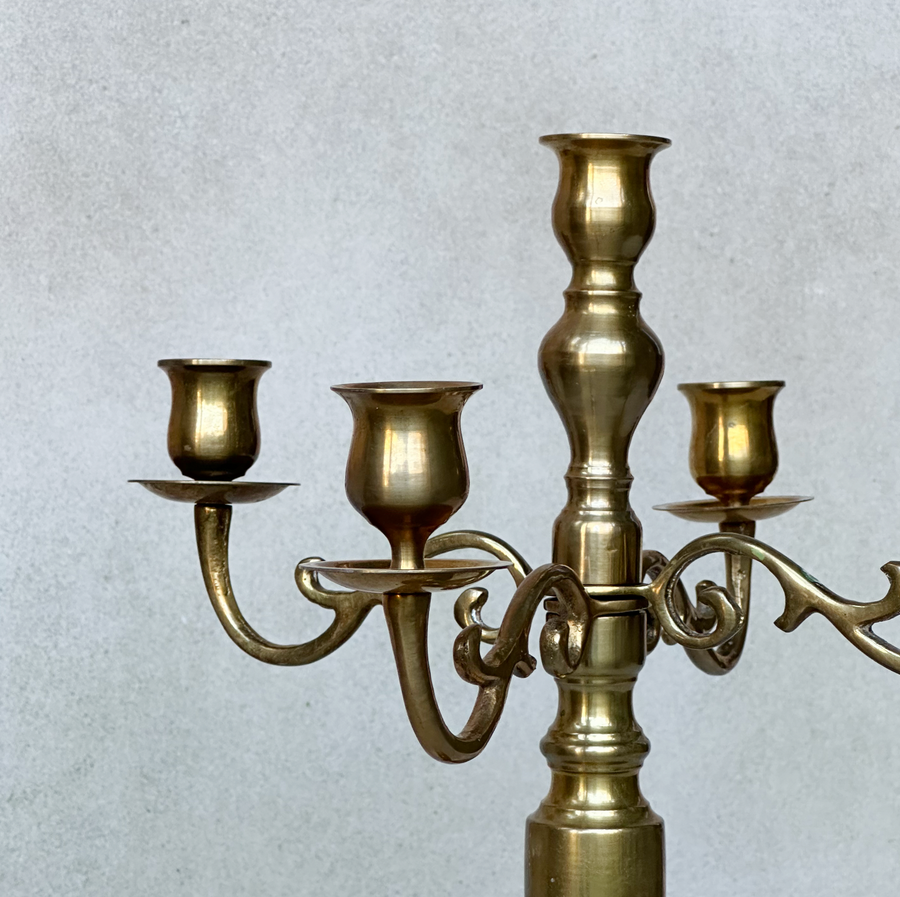 Vintage Brass Candeabra