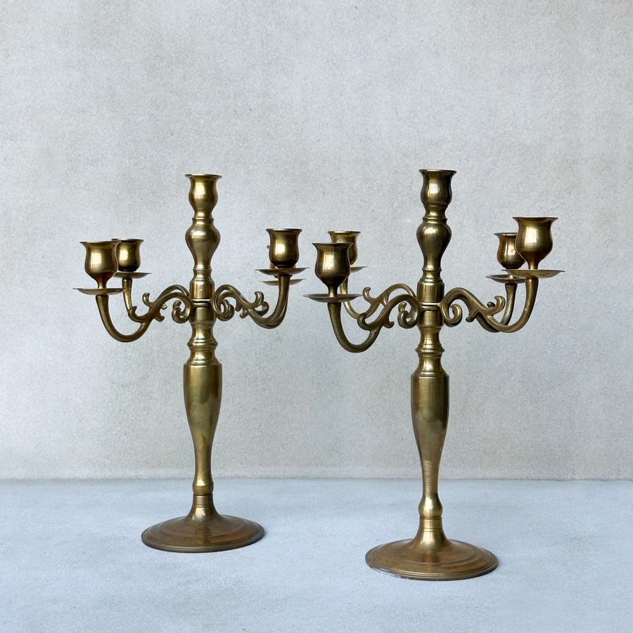 Vintage Brass Candeabra