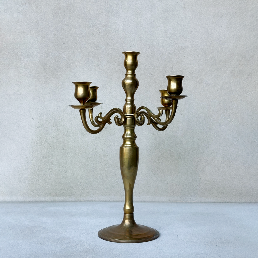 Vintage Brass Candeabra