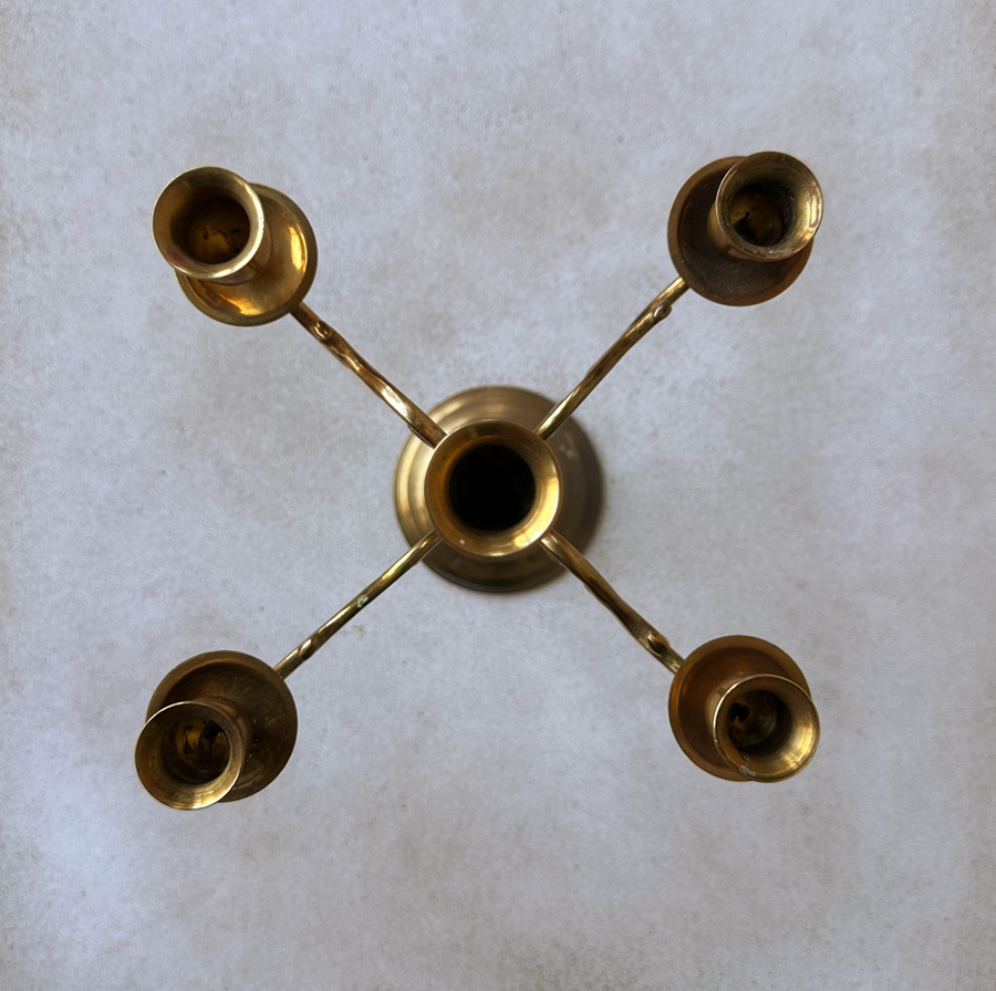 Vintage Brass Candeabra