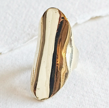 Shield Ring / Brass