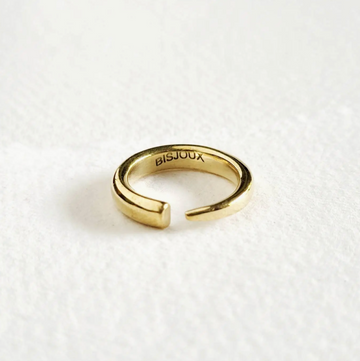 Brass Simple Tapered Ring