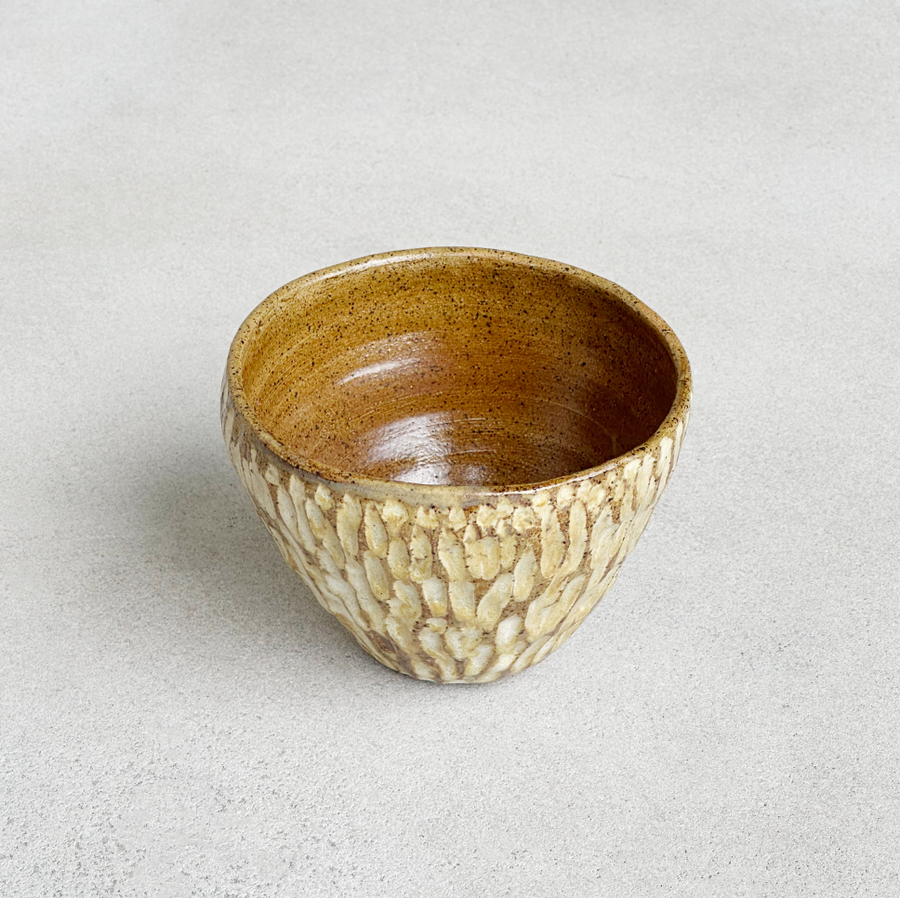 Vintage Studio Pottery Indent Bowl