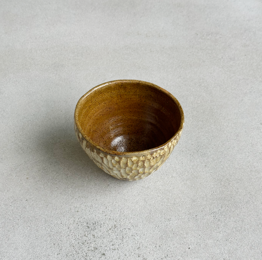 Vintage Studio Pottery Indent Bowl