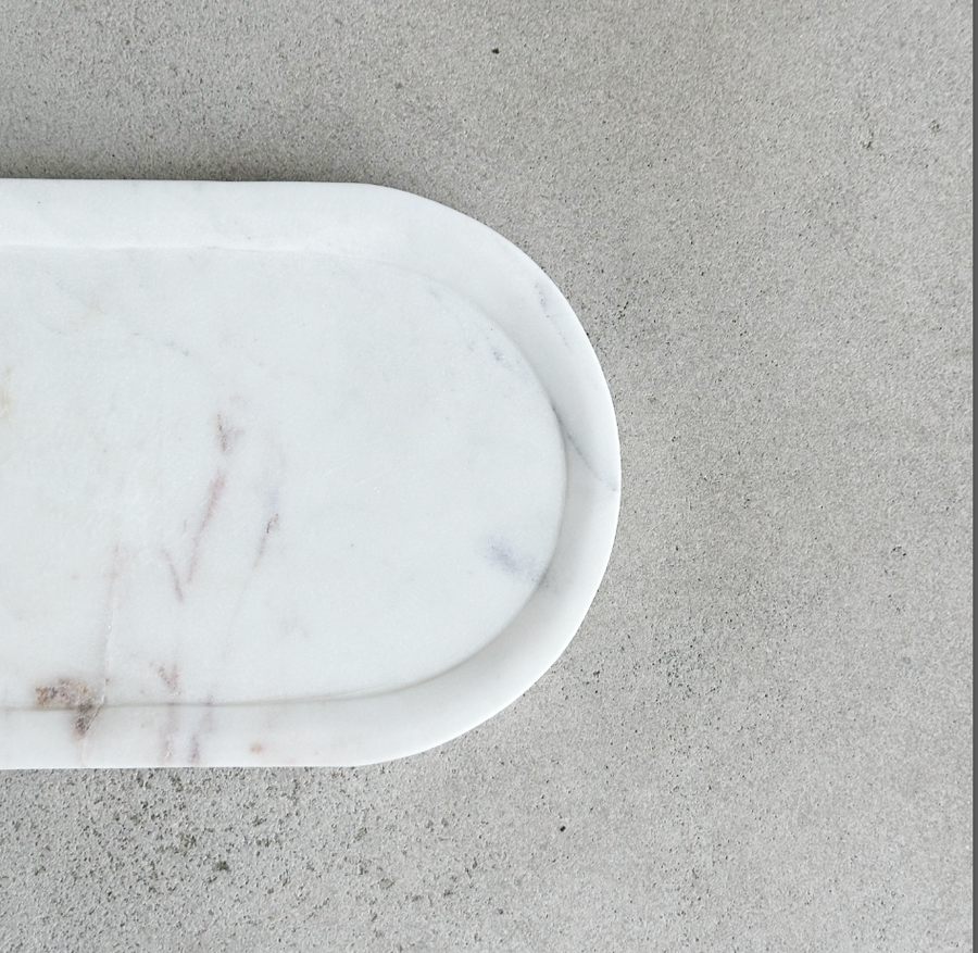 Marble Oval Tray