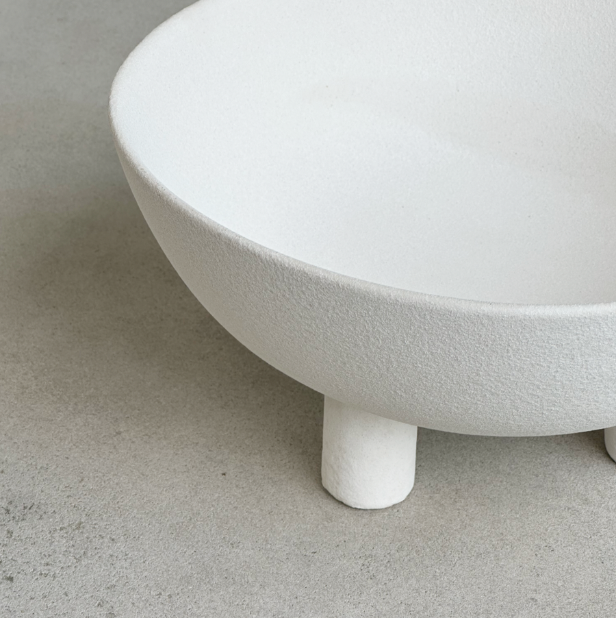 Tri-Footed Texture Bowl