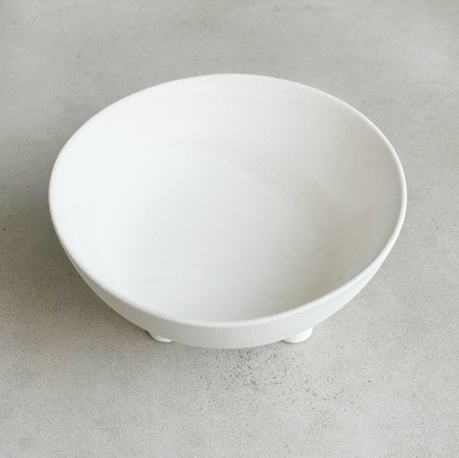 Tri-Footed Texture Bowl