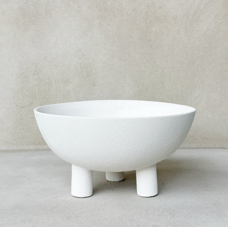 Tri-Footed Texture Bowl