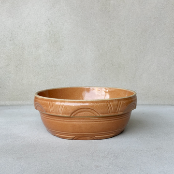 Vintage Salmon Ovenware Bowl