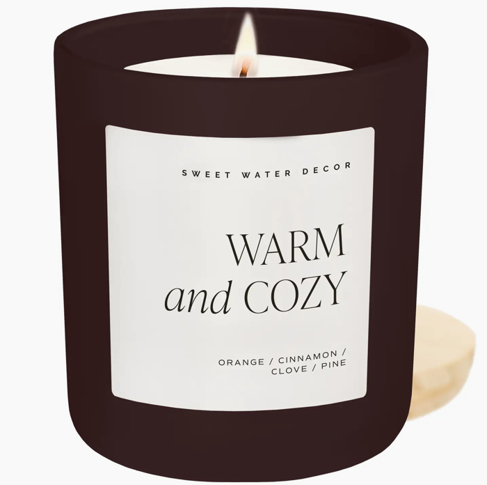 Warm and Cozy 15 oz Soy Candle