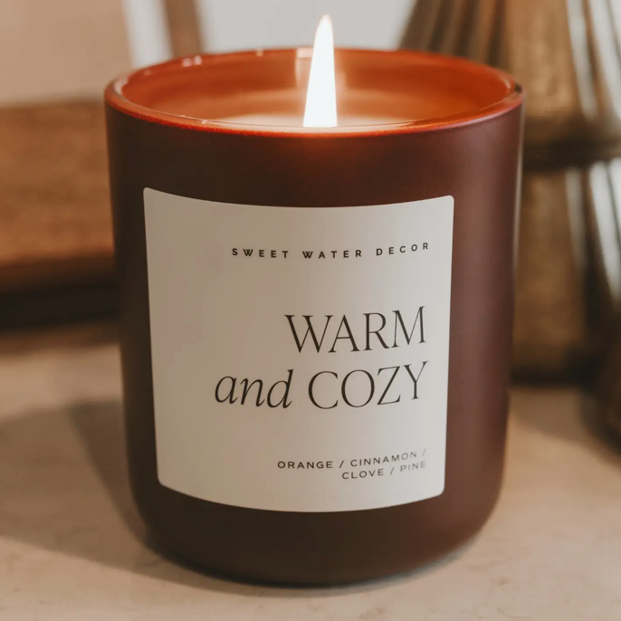 Warm and Cozy 15 oz Soy Candle