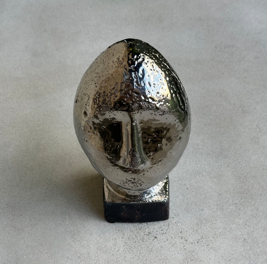 Vintage Cycladic Head Sculpture