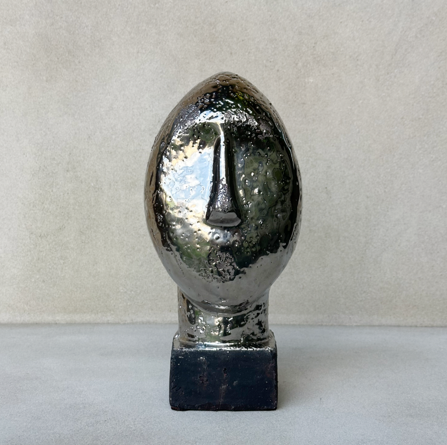 Vintage Cycladic Head Sculpture