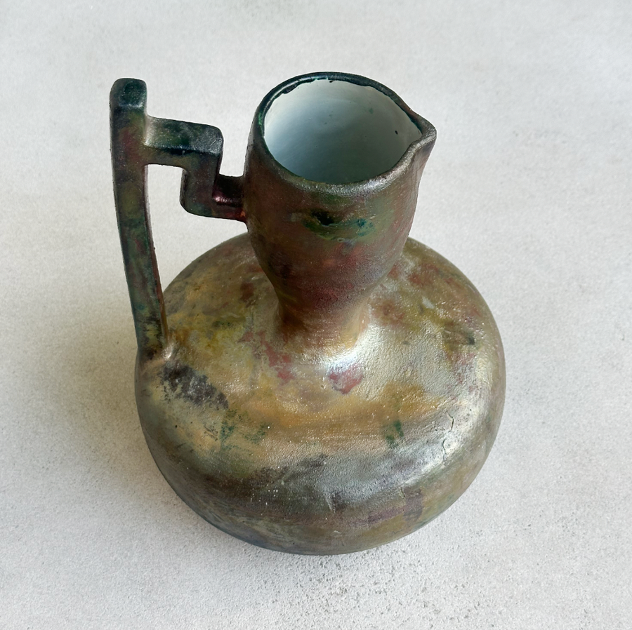 Vintage Raku Pitcher