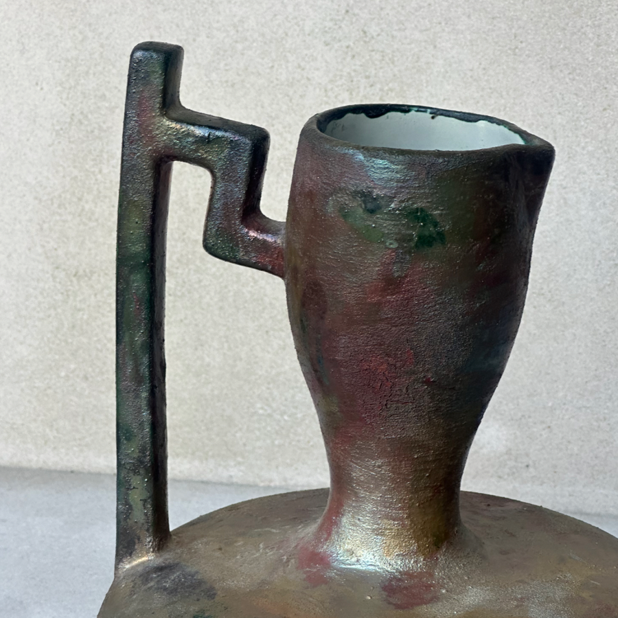 Vintage Raku Pitcher