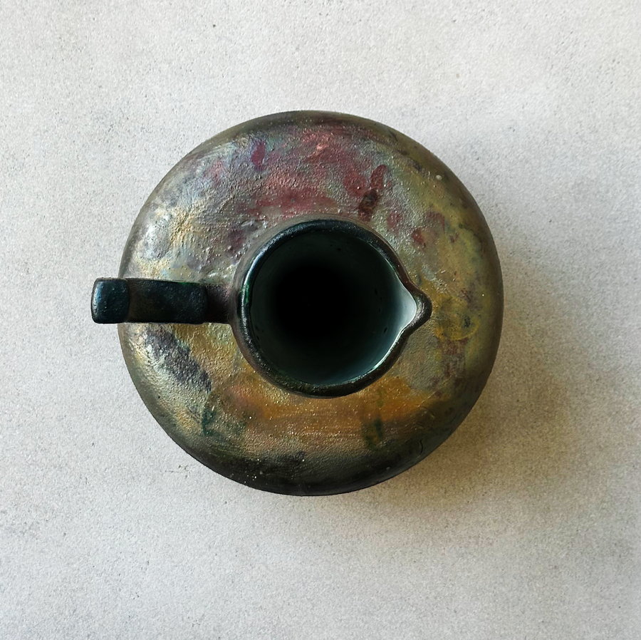 Vintage Raku Pitcher