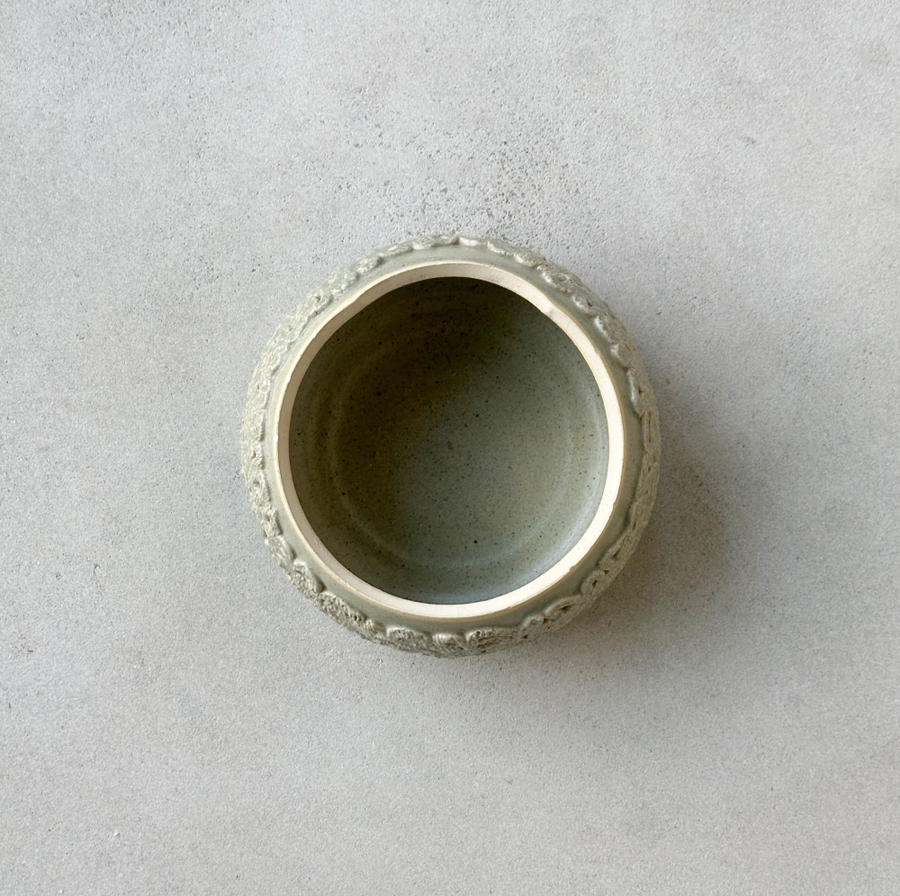 Vintage Studio Pottery Swirls Bowl
