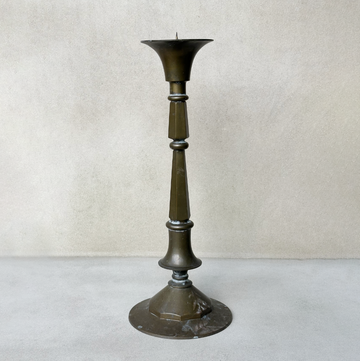 Vintage Tall Brass Pillar Stand