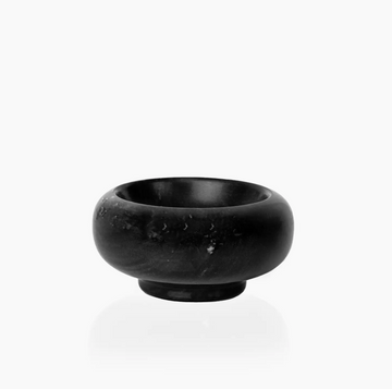 Black Marble Pinch Bowl, 1 oz Condiment Bowl