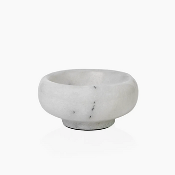 White Marble Pinch Bowl, 1 oz Condiment Bowl (Copy)