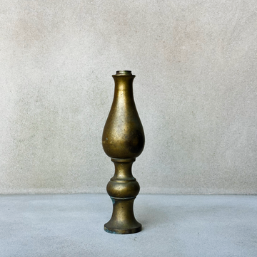 Vintage Brass Tall Vase/Taper Holder
