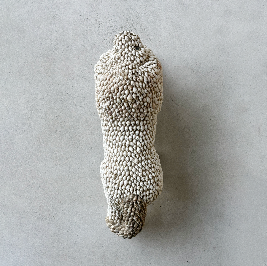 Vintage Shell Art Lion