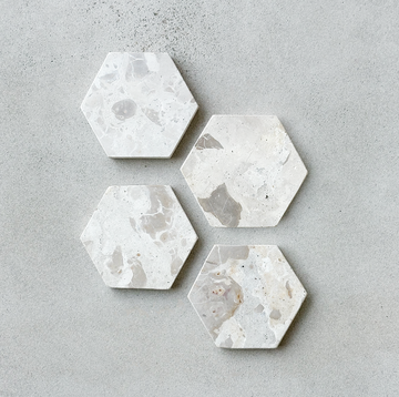 Hex Coasters Set/4