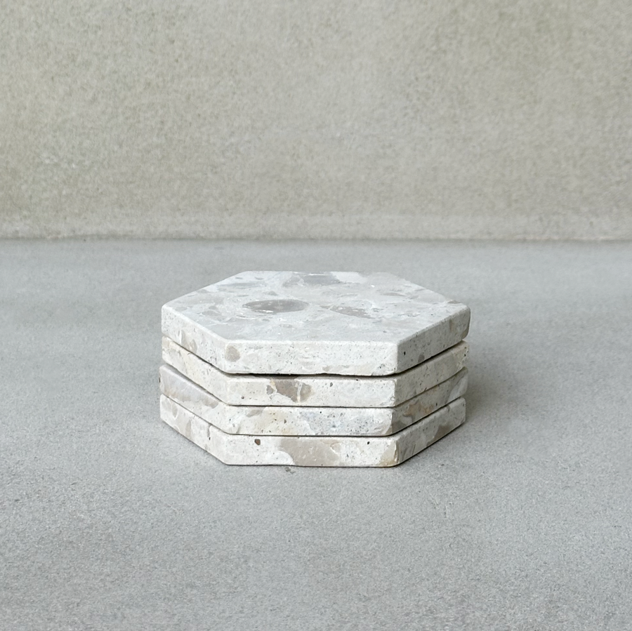 Hex Coasters Set/4