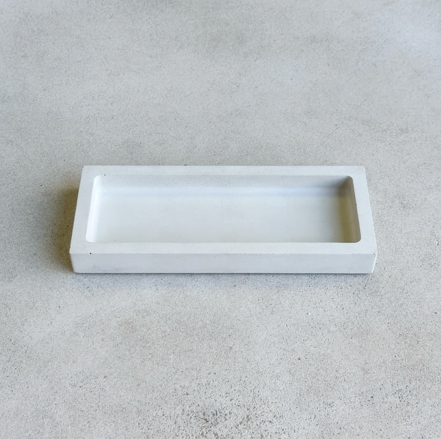 Rektangulär | Concrete Tray / Bone