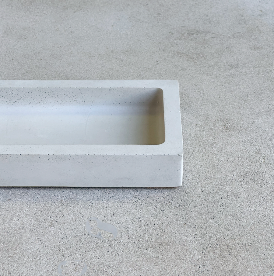 Rektangulär | Concrete Tray / Bone