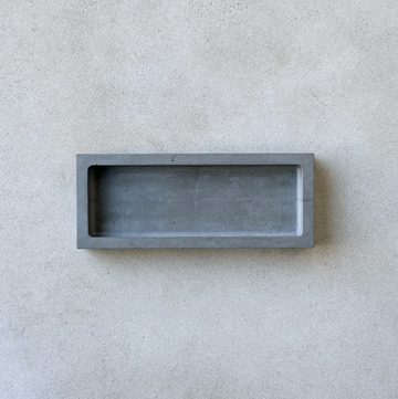 Rektangulär | Concrete Tray / Charcoal