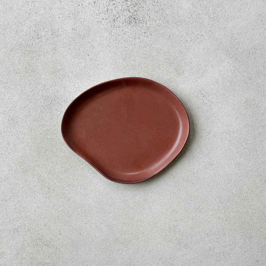 TQD Heart Plate / Cinnamon