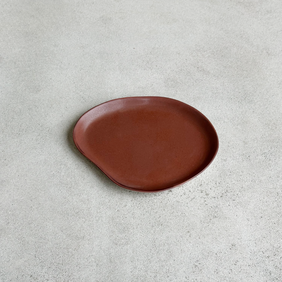 TQD Heart Plate / Cinnamon