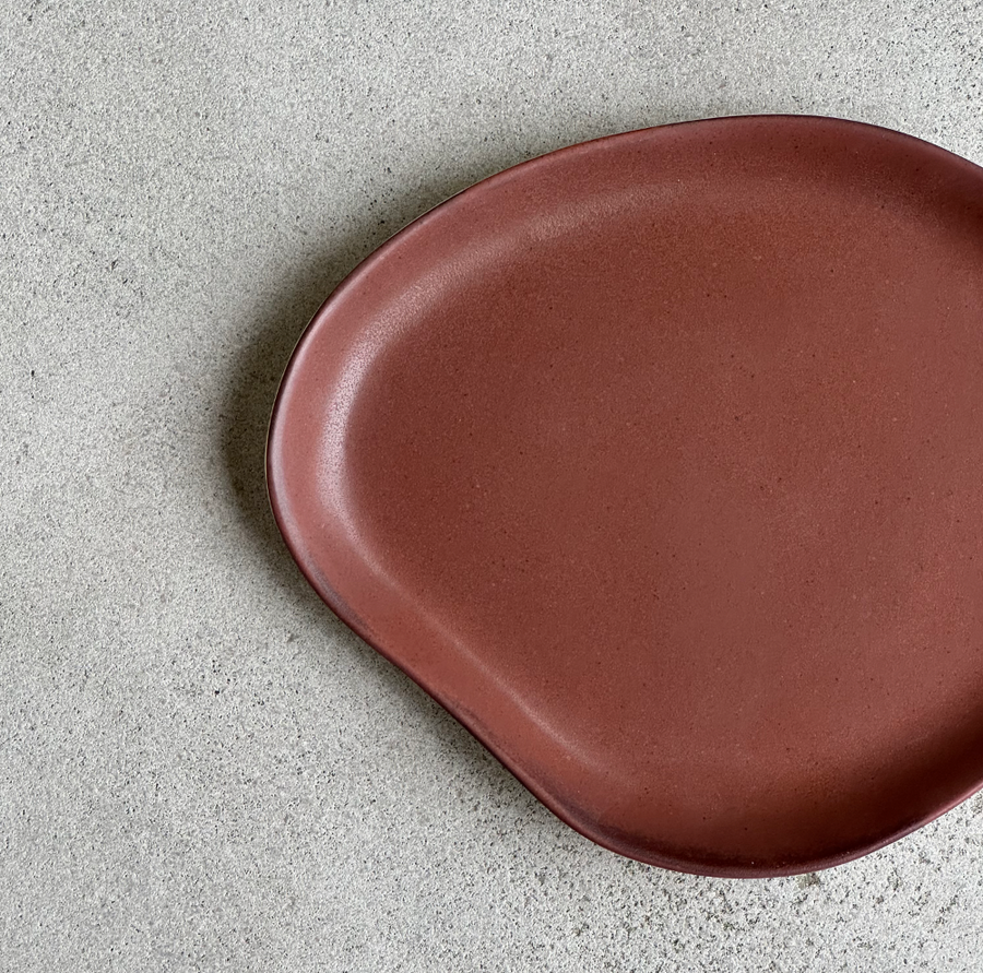 TQD Heart Plate / Cinnamon