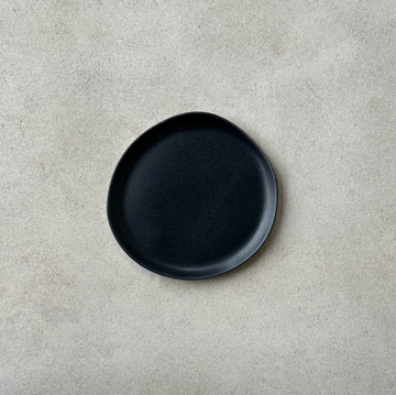This Quiet Dust Appetizer/Bread Plate - Black