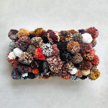 Pom Pom Pillow / Earth