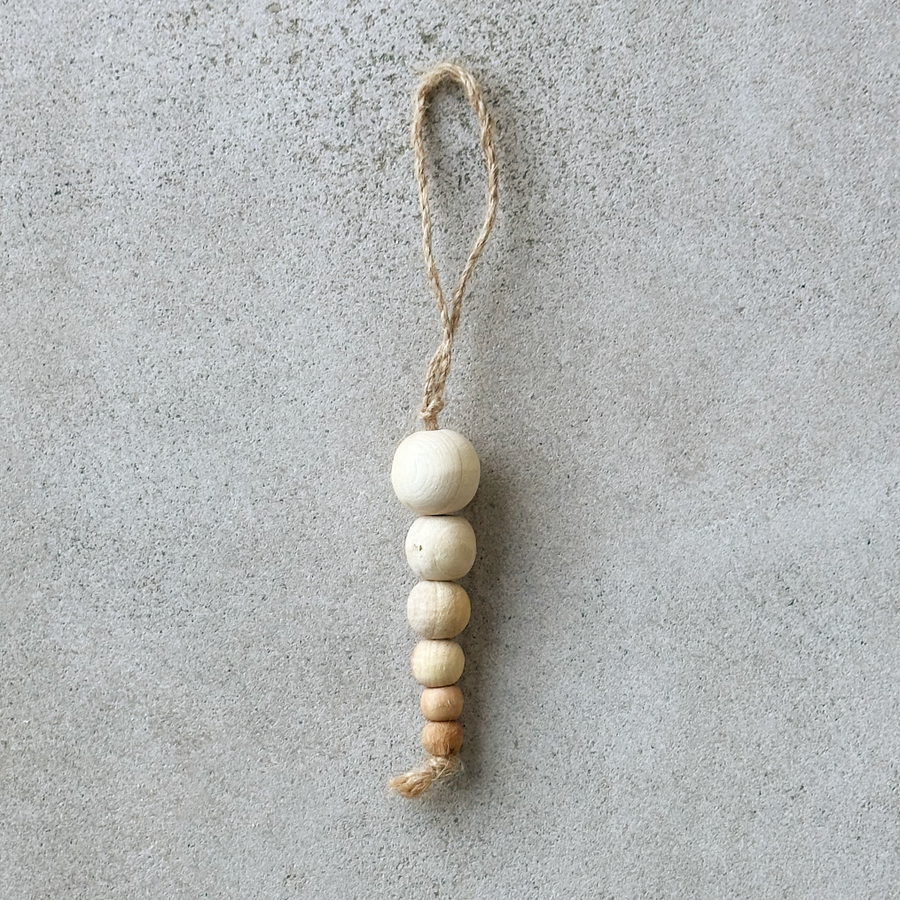 Descending Wooden Ornament