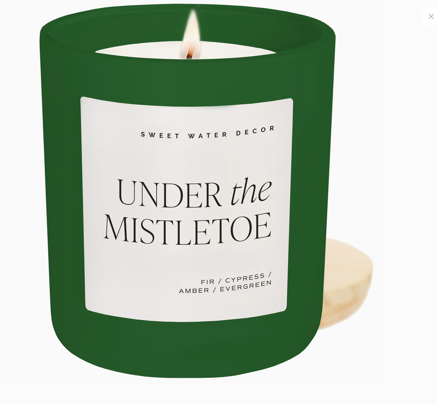 Under the Mistletoe 15 oz Soy Matte Candle