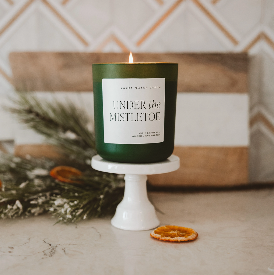Under the Mistletoe 15 oz Soy Matte Candle