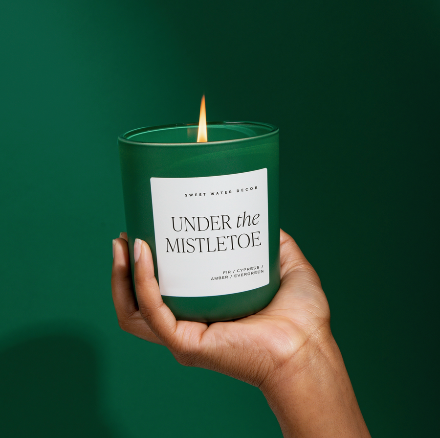 Under the Mistletoe 15 oz Soy Matte Candle