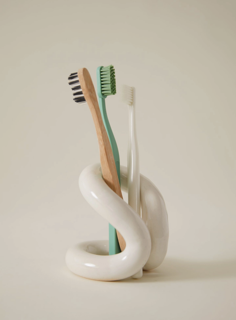 Ood Toothbrush Holder, Glossy White