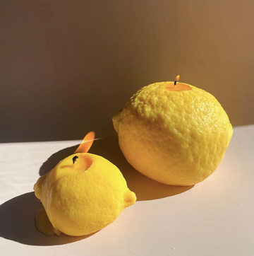 Large Lemon Candle