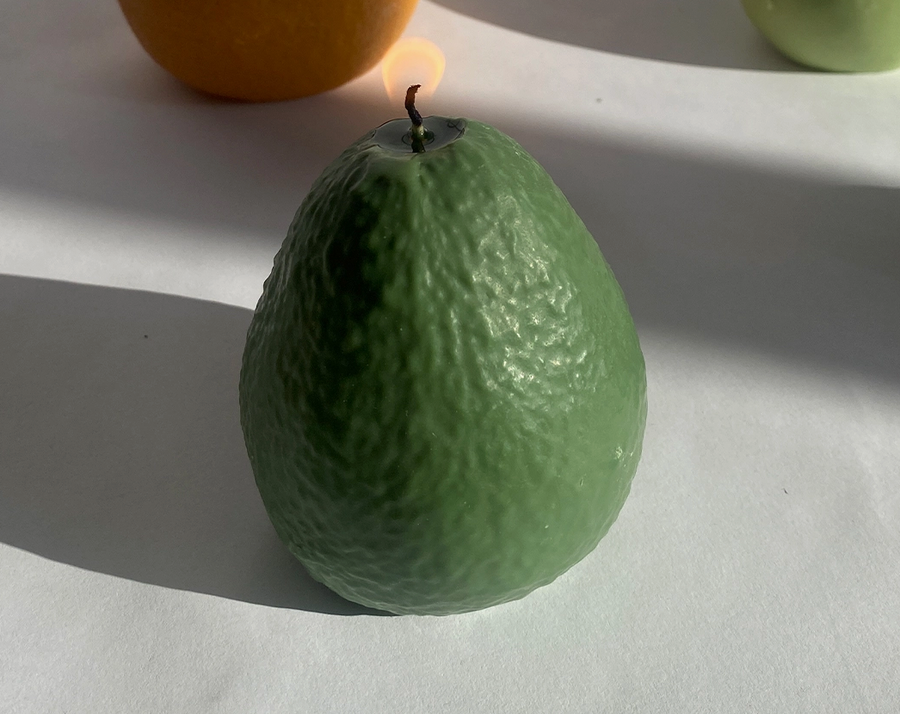 Large Avocado Candle