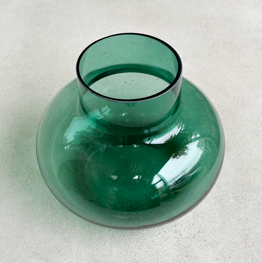 Emerald Green Bubble Vase