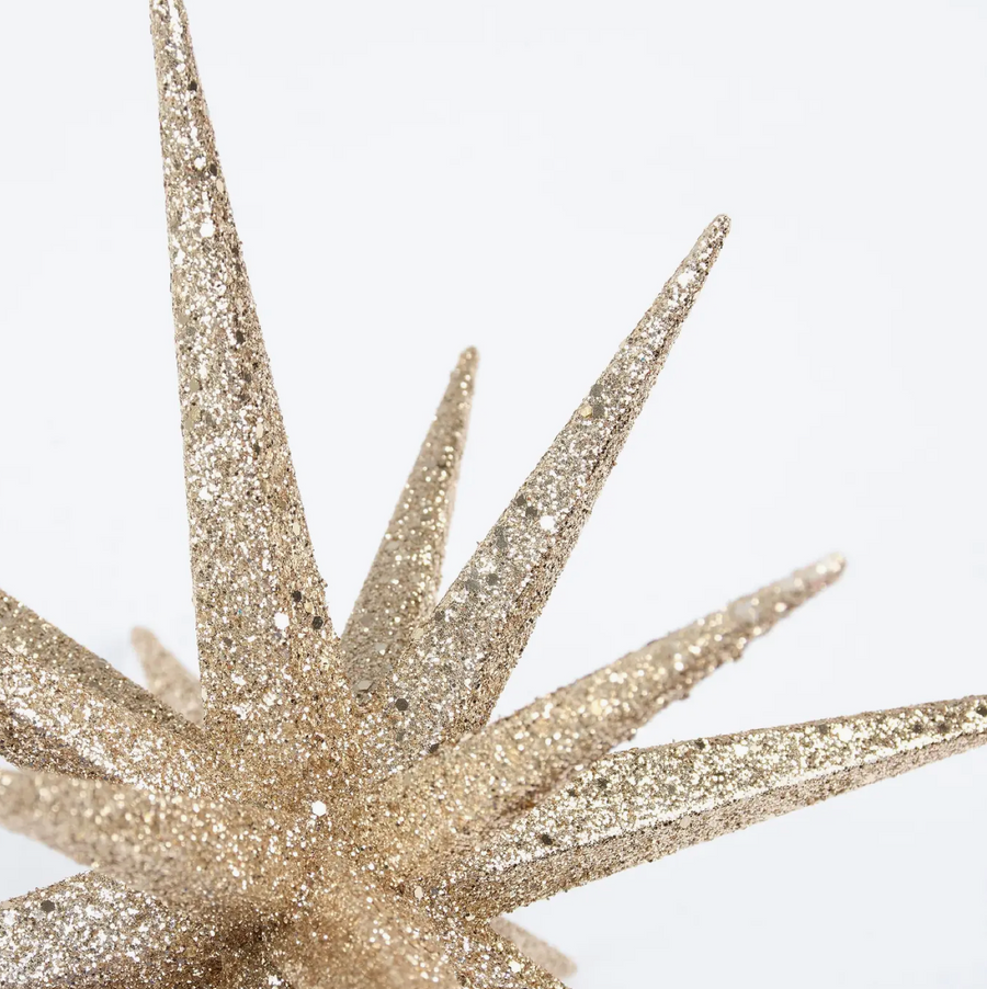 Champagne Starburst Ornament