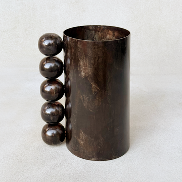 Bronzed Bubble Vase / Short